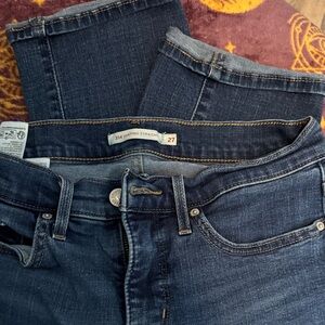 Levi's Dark Blue Straight Jeans